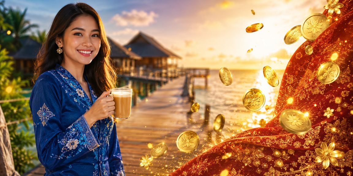 Pengguna dari Sabah mendapat bonus sambil berbaju kurung merayakan kejayaan